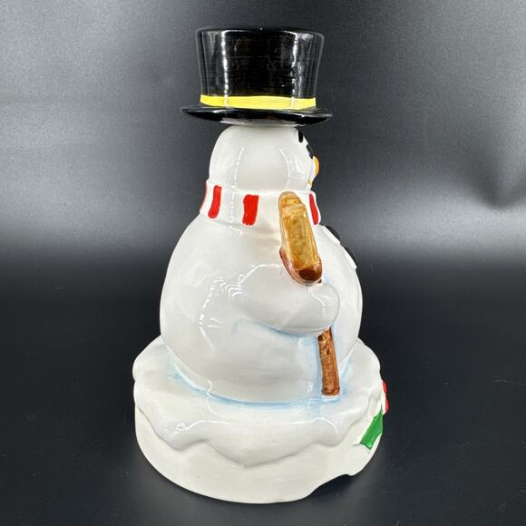 RARE Vintage Ebeling & Reuss Frosty The Snowman Music Box 1983 READ - Picture 8 of 13